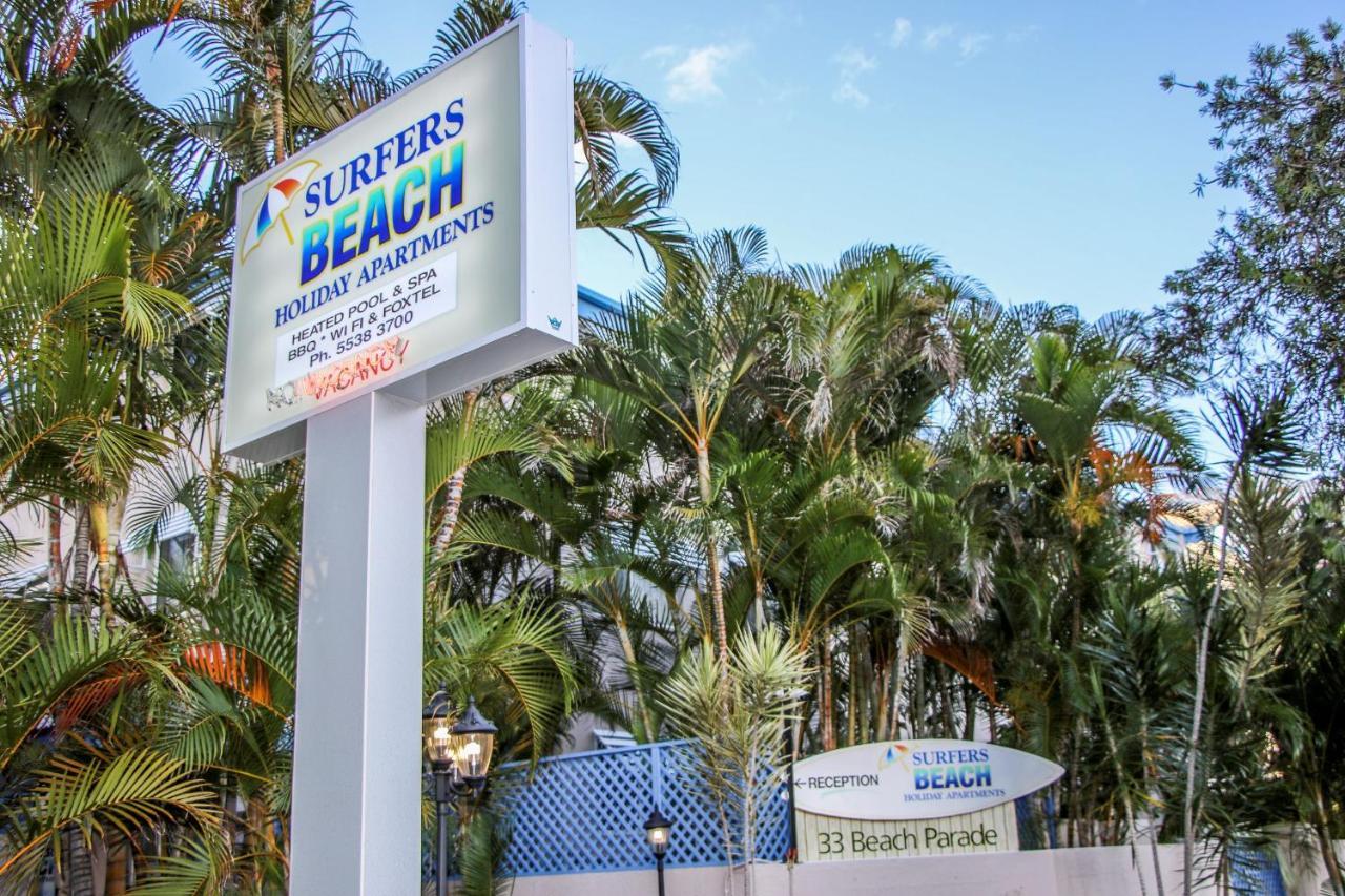Surfers Beach Holiday Apartments Χρυσή Ακτή Εξωτερικό φωτογραφία